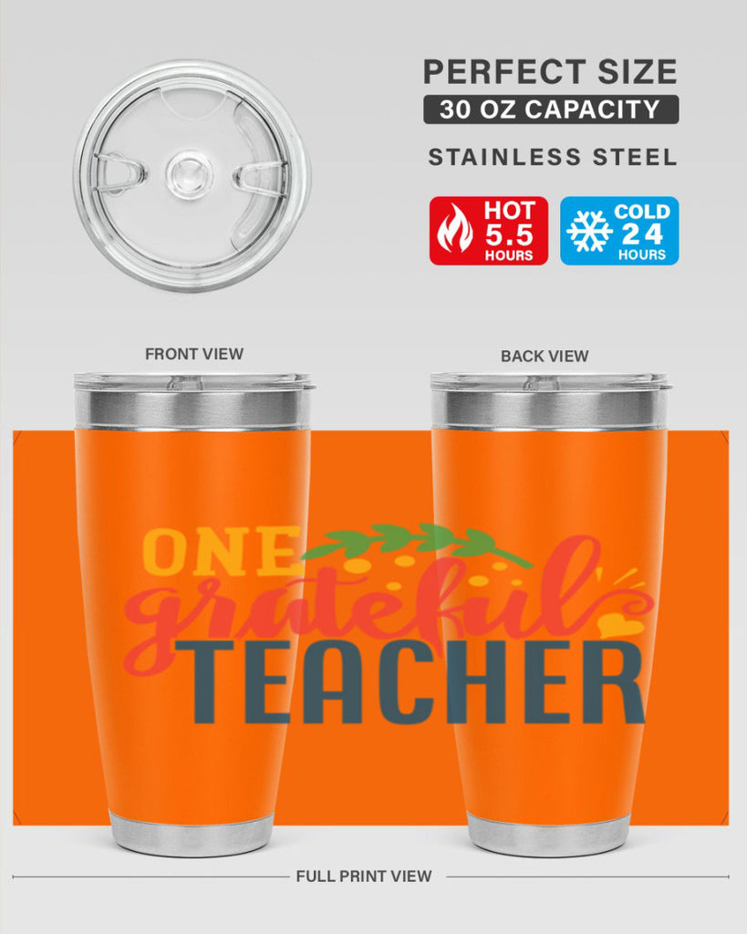 one grateful teacher Style 167#- teacher- tumbler