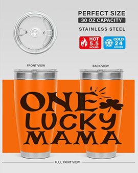 one lucky mama Style 34#- autism- Tumbler