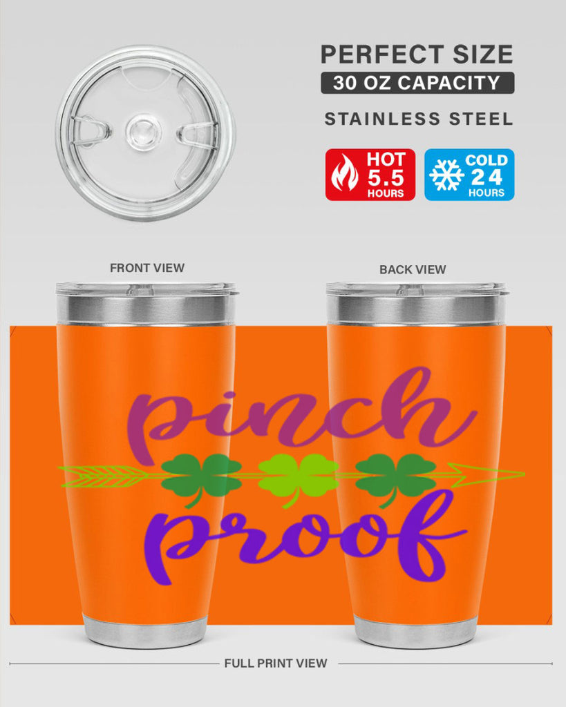 pinch proof 3#- mardi gras- Tumbler