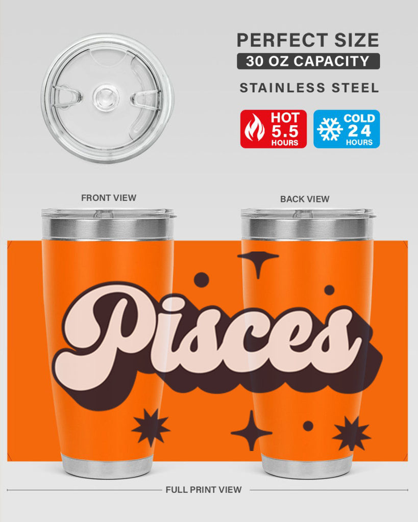 pisces 354#- zodiac- Tumbler