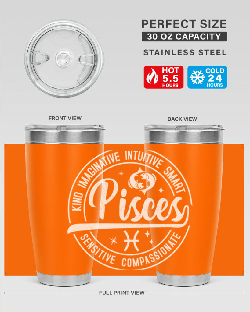 pisces 374#- zodiac- Tumbler