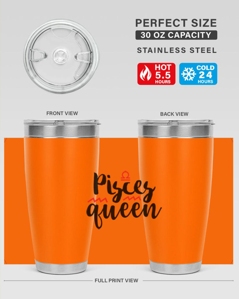 pisces queen 368#- zodiac- Tumbler