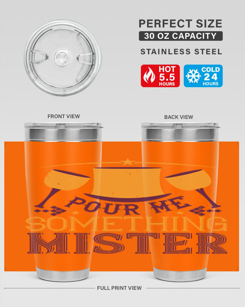 pour me something mister 38#- mardi gras- Tumbler