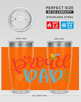 proud dad Style 36#- autism- Tumbler
