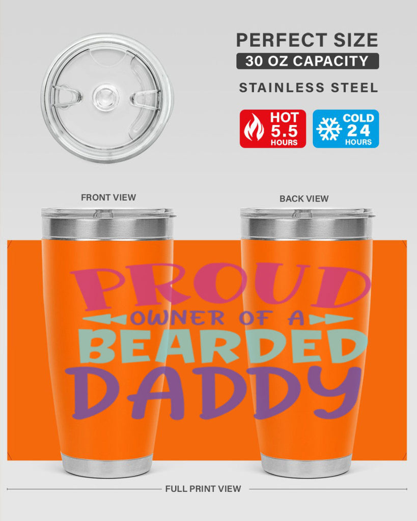 proud owner of a bearded daddy Style 202#- baby- tumbler