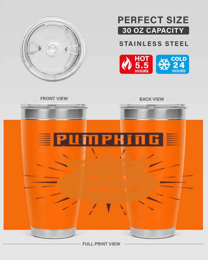 pumpking 135#- halloween- Tumbler