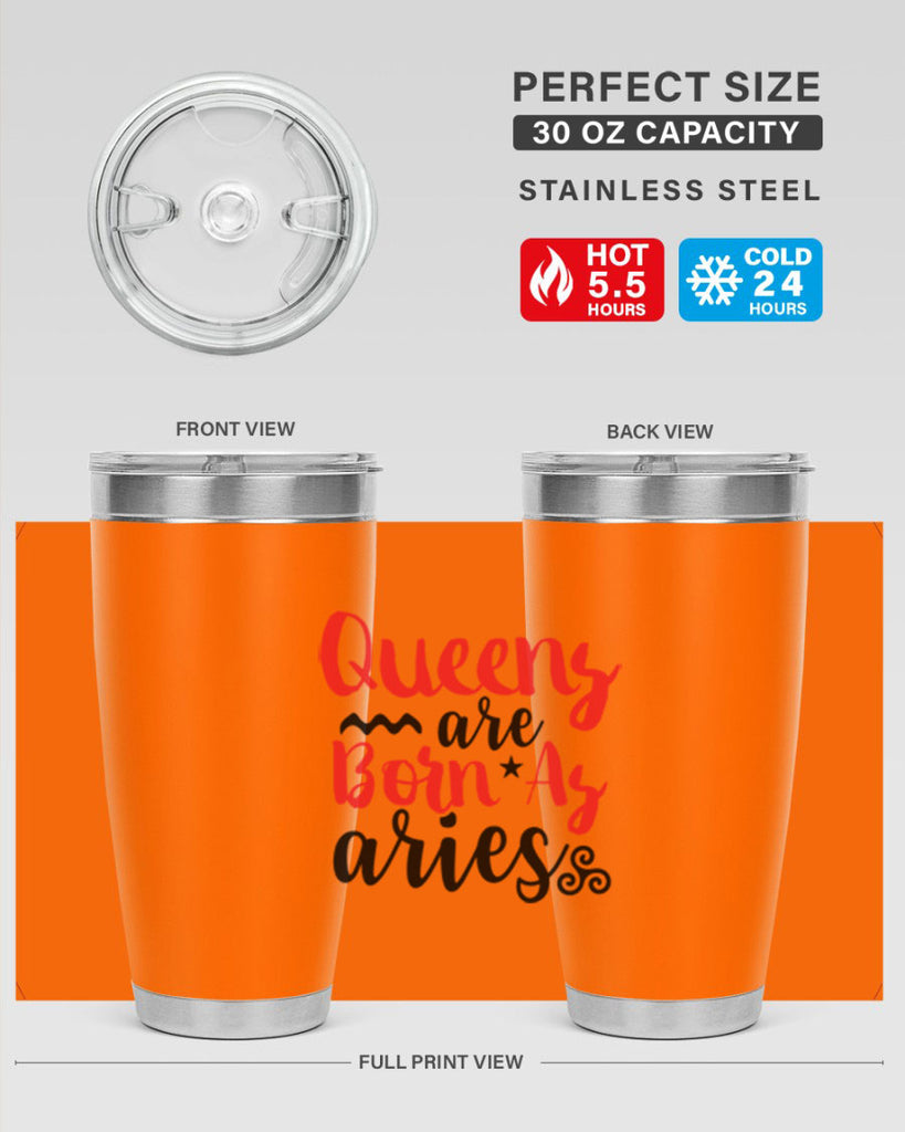 queens Are Born As Aries 384#- zodiac- Tumbler