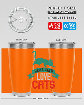 real man love cats o Style 112#- cat- Tumbler