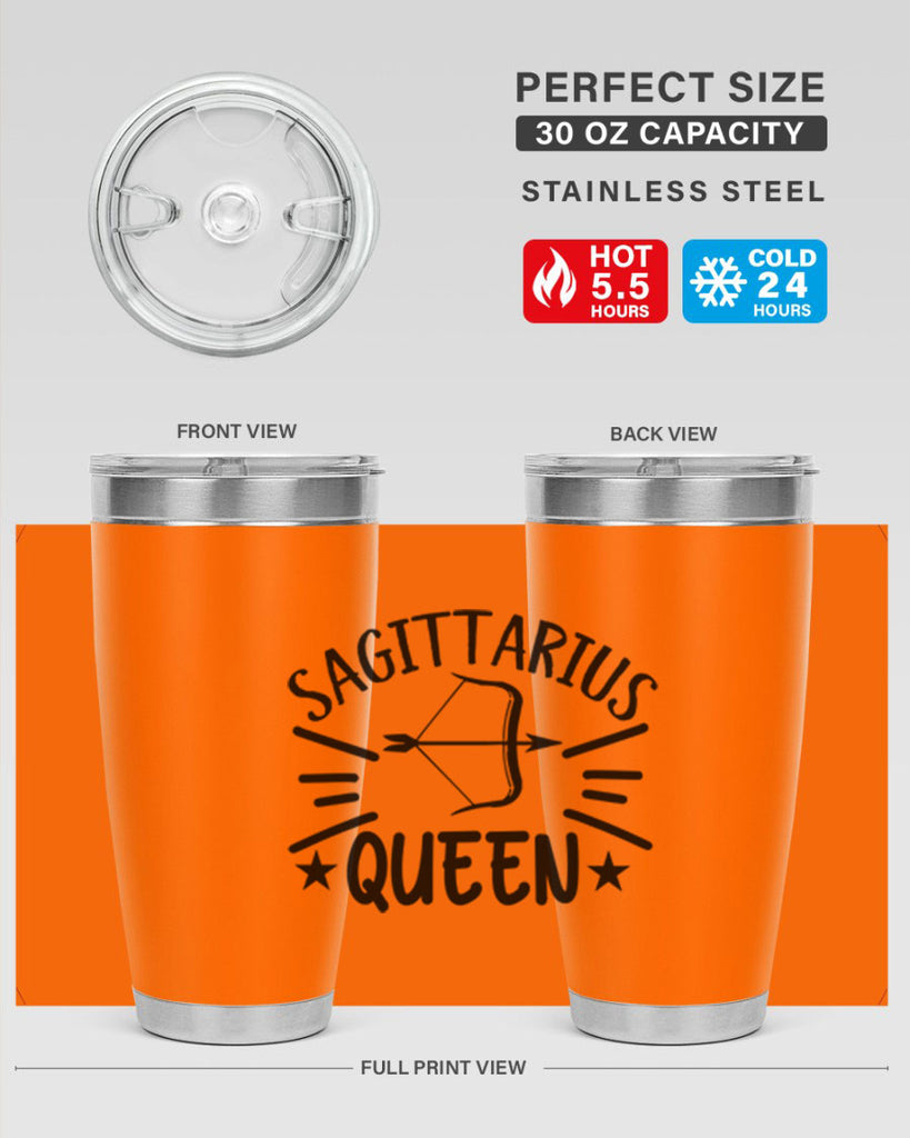 sagittarius queen 411#- zodiac- Tumbler