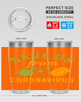 save us from coronavirus Style 24#- corona virus- Tumbler