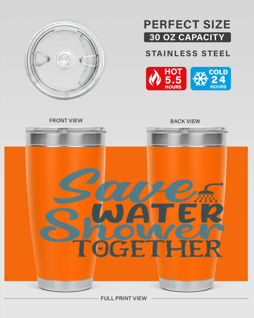 save water shower together 60#- bathroom- Tumbler