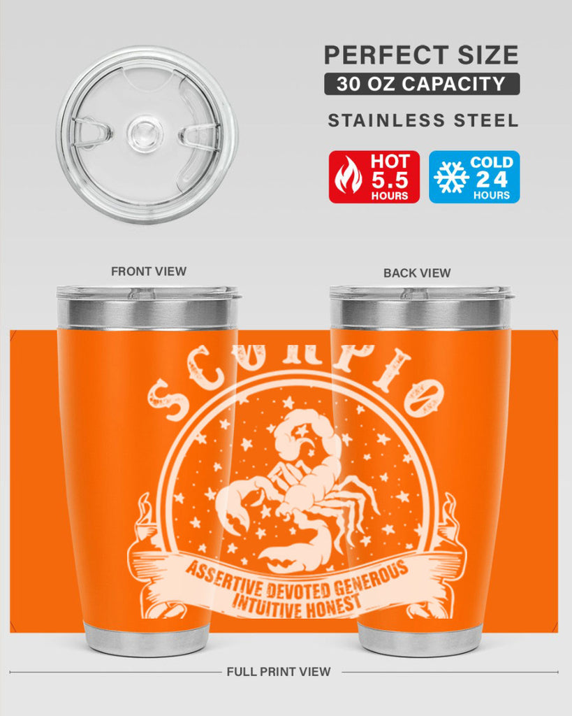 scorpio 30#- zodiac- Tumbler