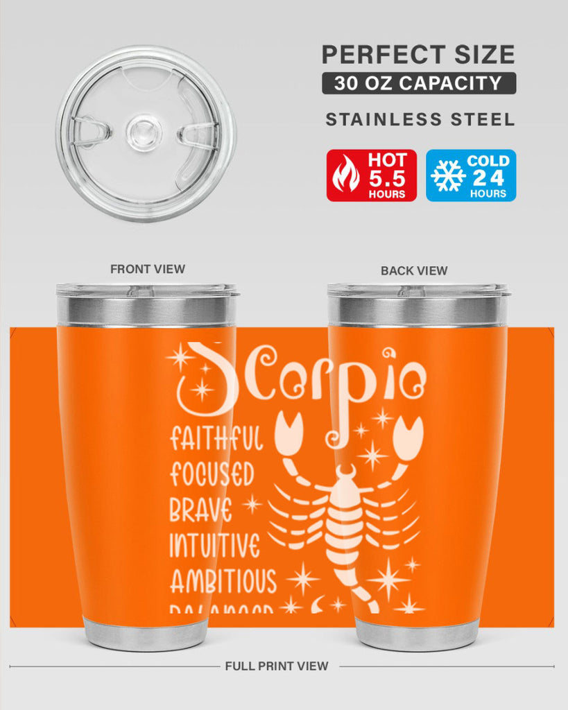 scorpio 435#- zodiac- Tumbler