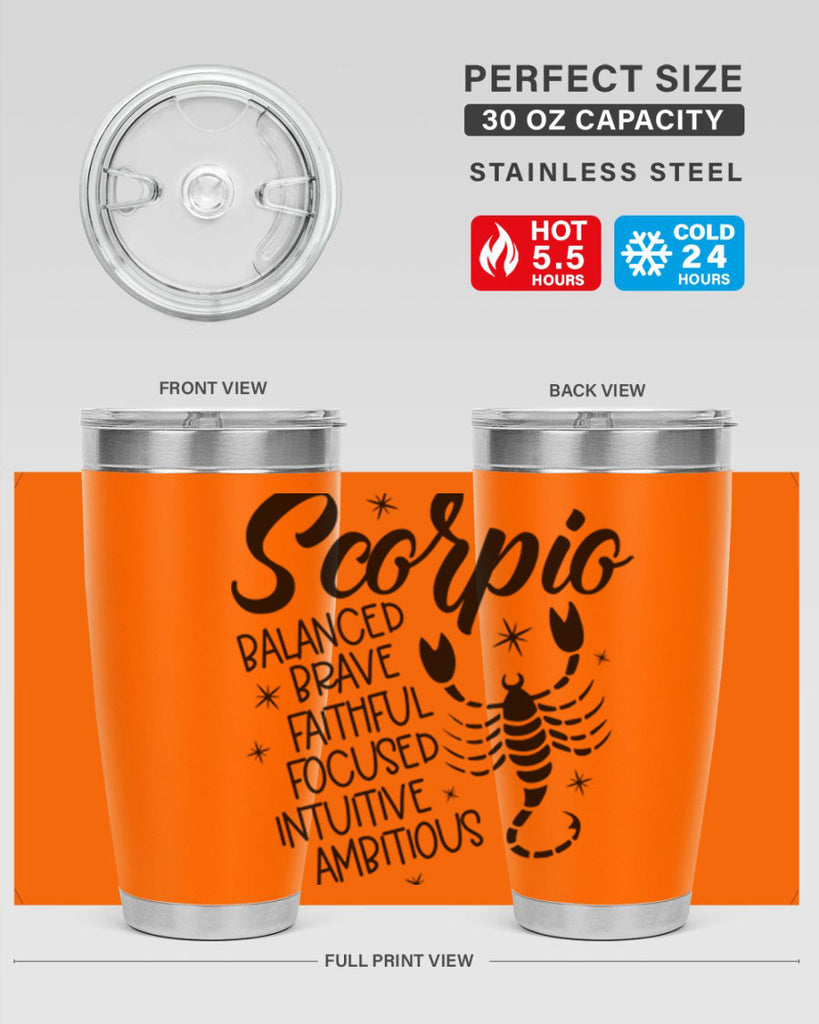 scorpio 436#- zodiac- Tumbler
