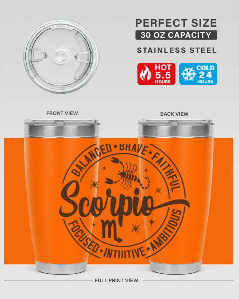 scorpio 438#- zodiac- Tumbler