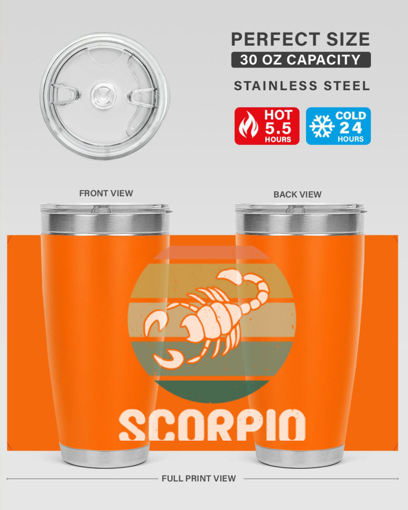 scorpio 451#- zodiac- Tumbler