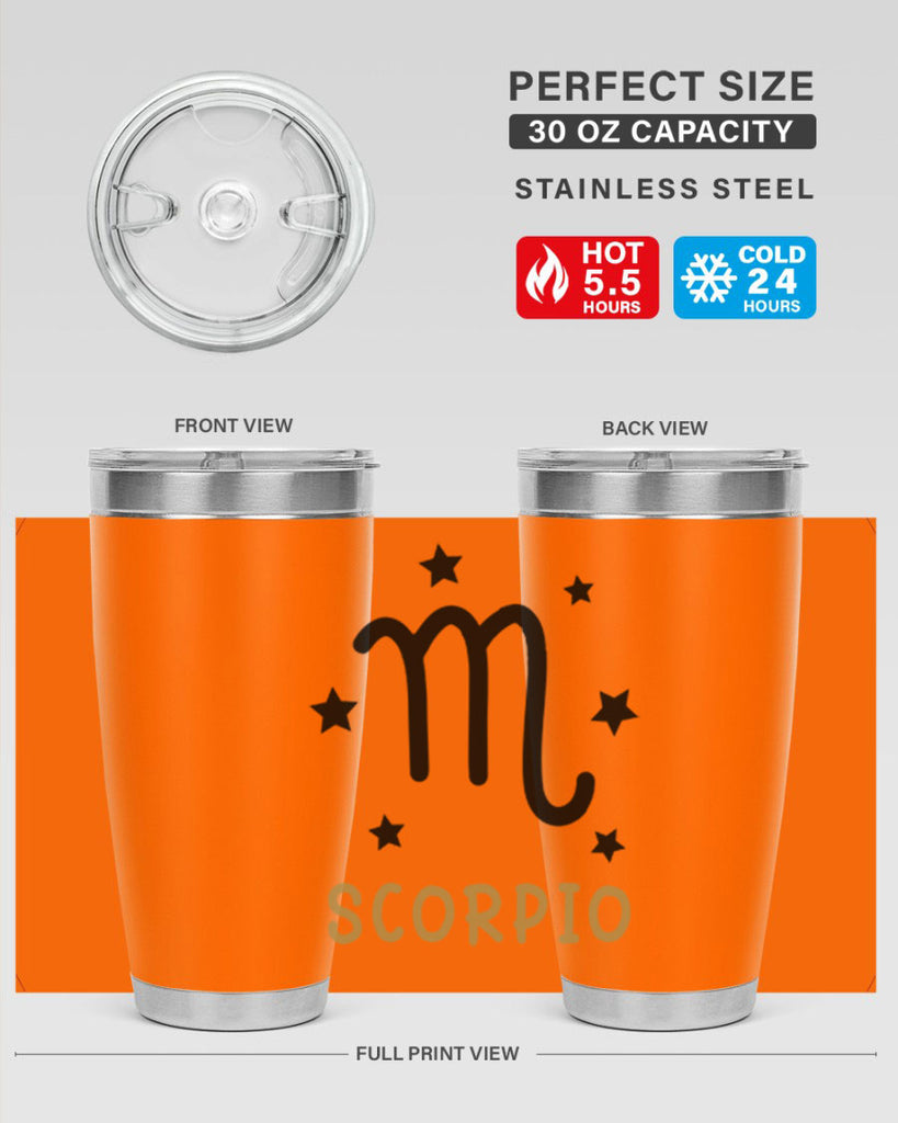 scorpio 455#- zodiac- Tumbler