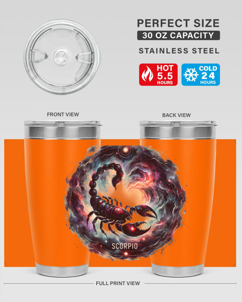 scorpio 461#- zodiac- Tumbler