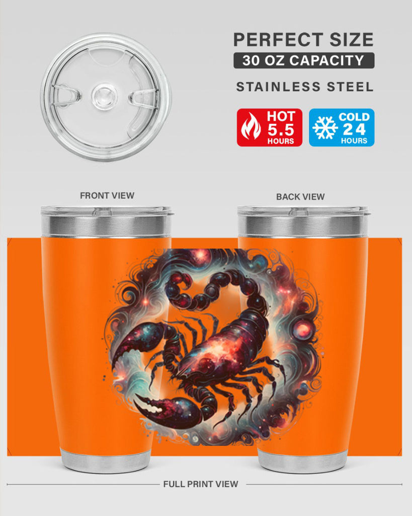 scorpio 462#- zodiac- Tumbler
