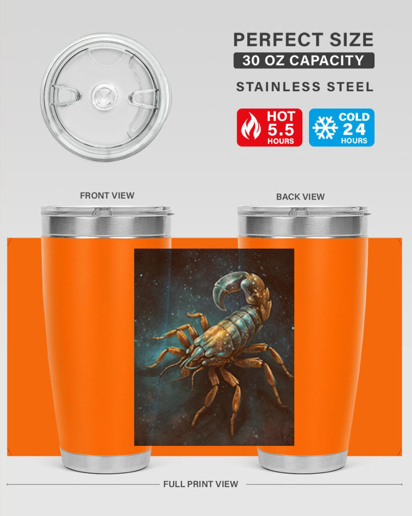 scorpio 46#- zodiac- Tumbler