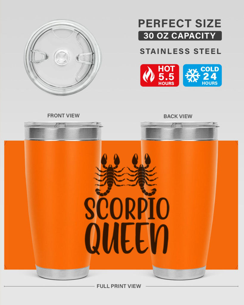 scorpio queen 446#- zodiac- Tumbler