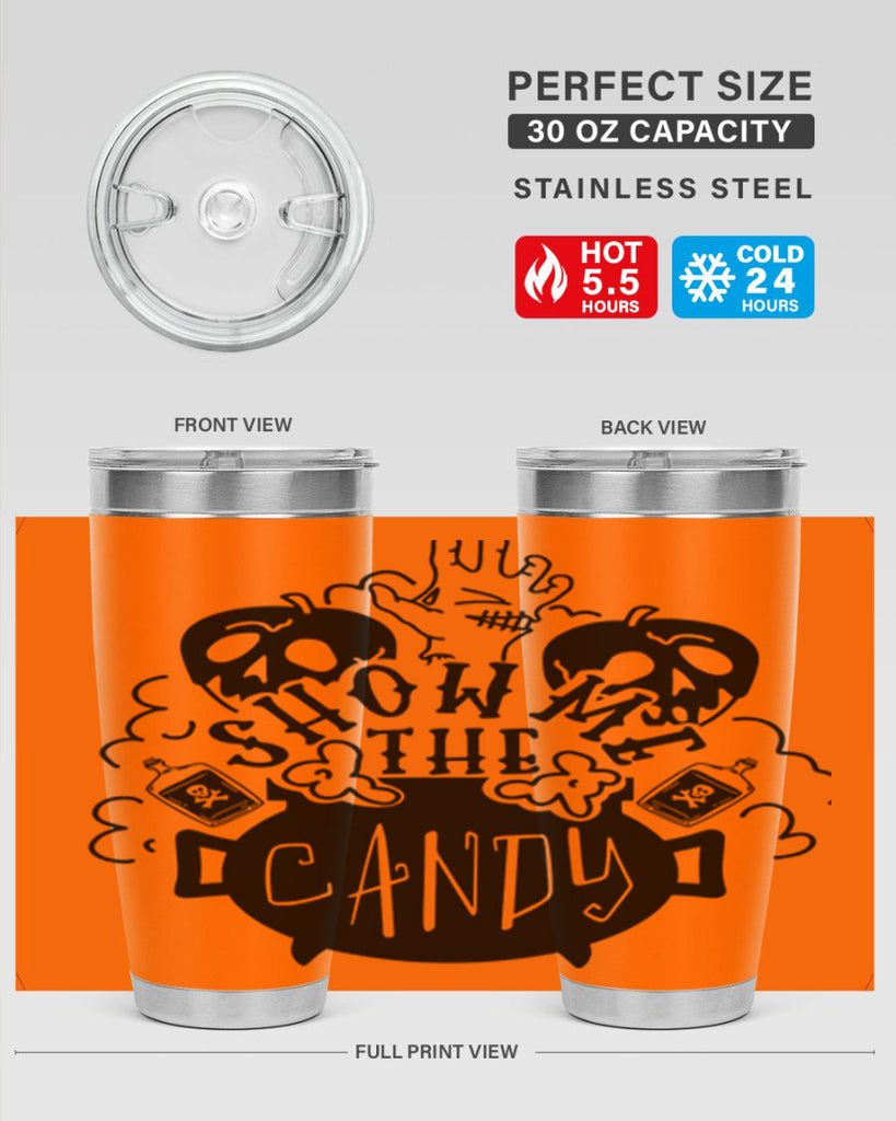 show me the candy 25#- halloween- Tumbler