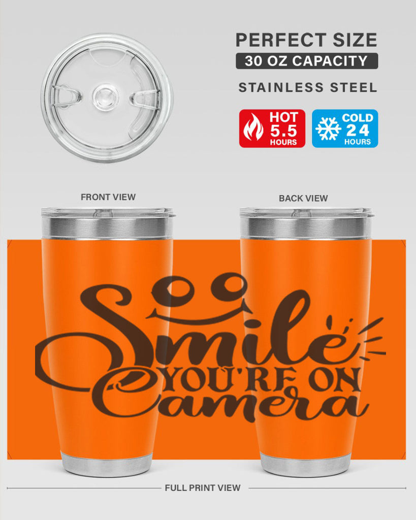 smile youre on camera 53#- home- Tumbler