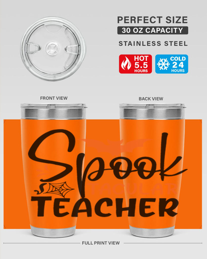 spooktacular teacher 106#- halloween- Tumbler