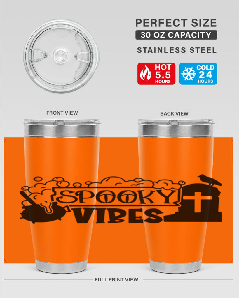 spooky vibes 20#- halloween- Tumbler