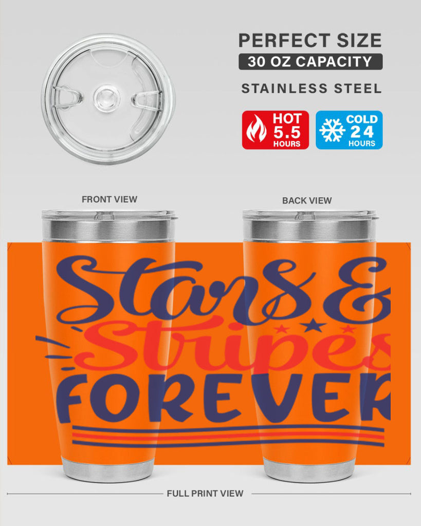stars stripes forever Style 74#- Fourt Of July- Tumbler