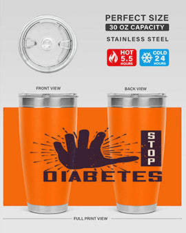 stop diabetes Style 12#- diabetes- Tumbler