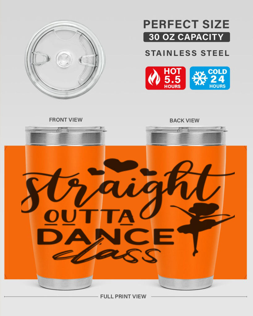 straight outta dance class 80#- ballet- Tumbler