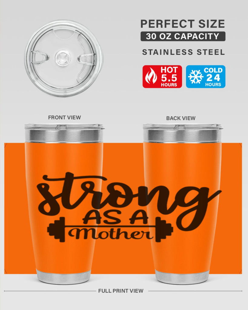 strong as a mother 13#- gym- Tumbler