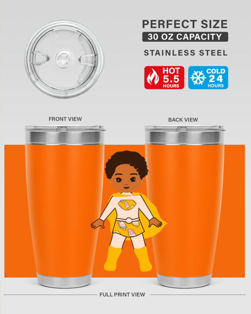 super kid 10#- black men - boys- tumbler
