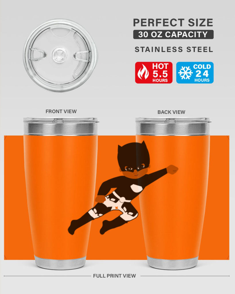 super kid 13#- black men - boys- tumbler