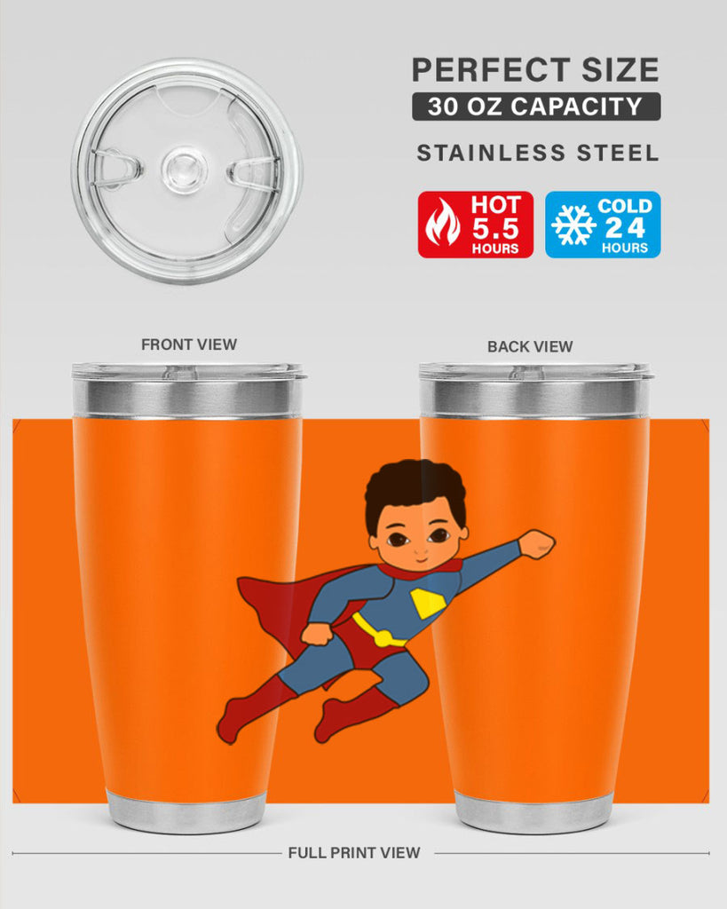super kid 15#- black men - boys- tumbler