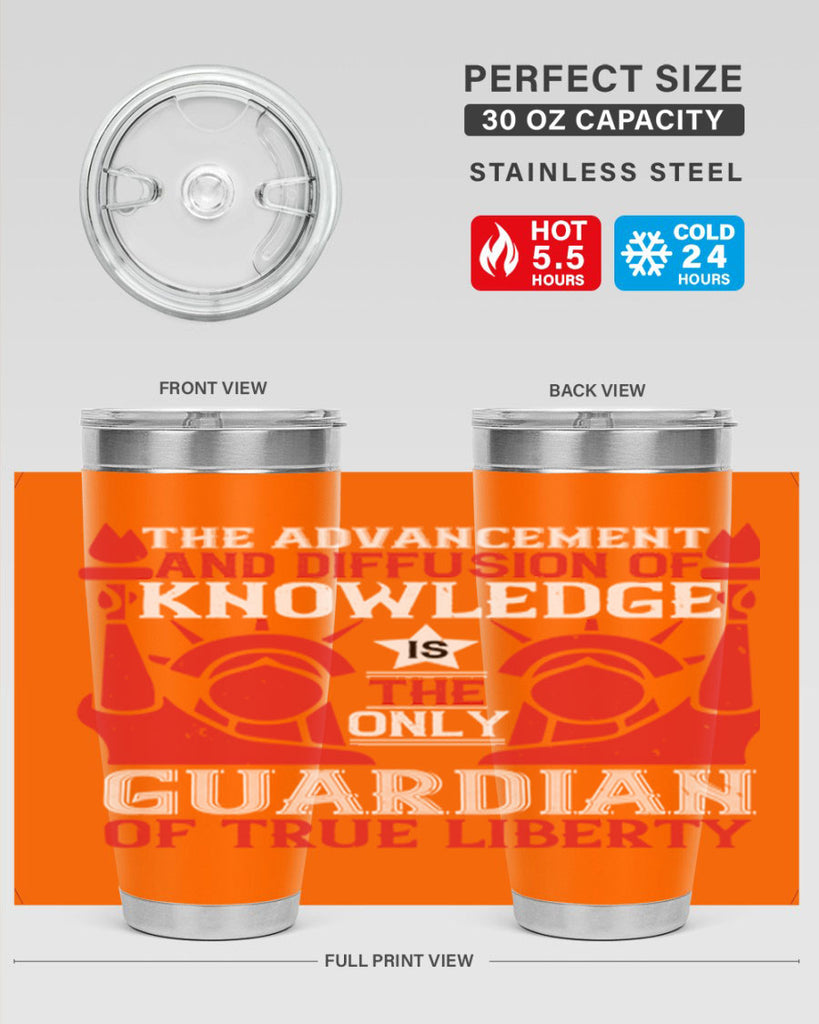 the advencement and diffusion of knowledge Style 190#- Fourt Of July- Tumbler