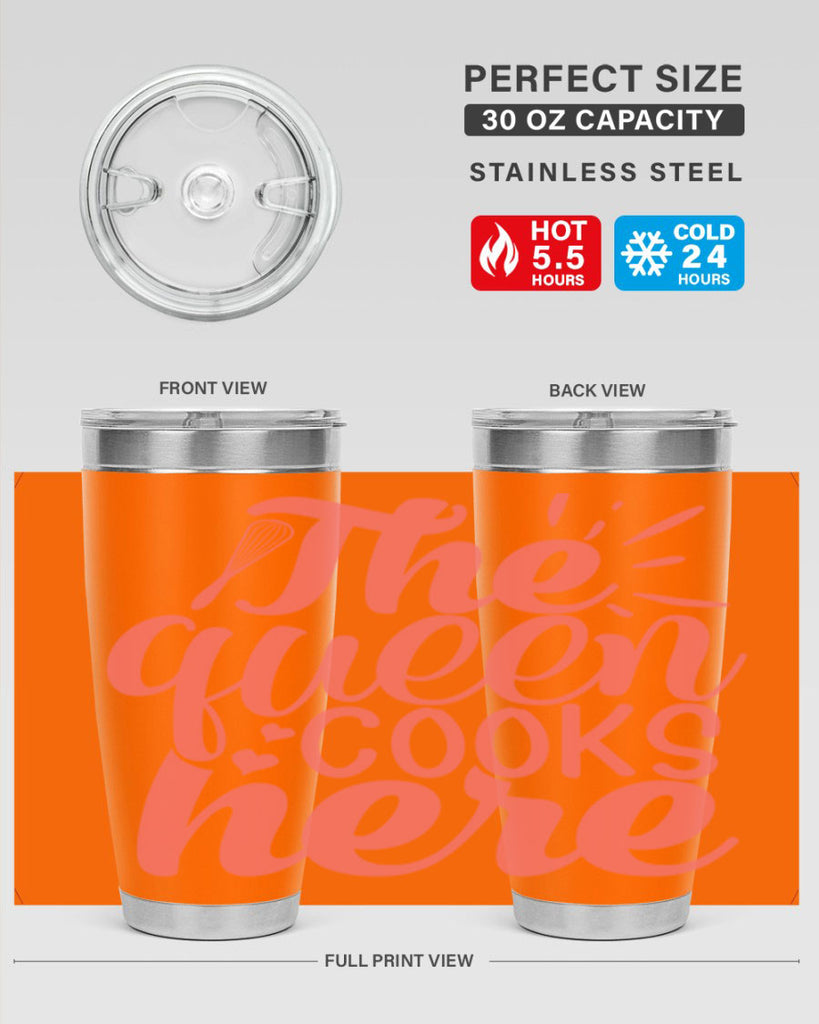 the queen cooks here 9#- kitchen- Tumbler