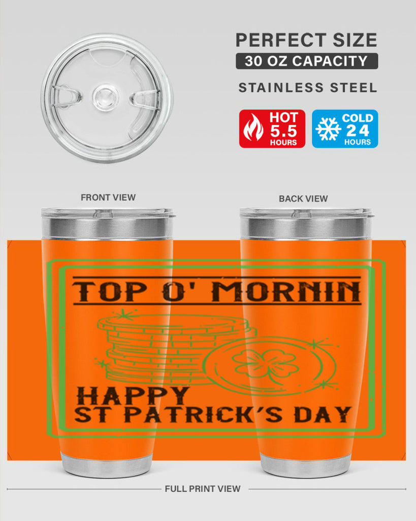 top o mornin happy st patrick’s day Style 8#- St Patricks Day- Tumbler