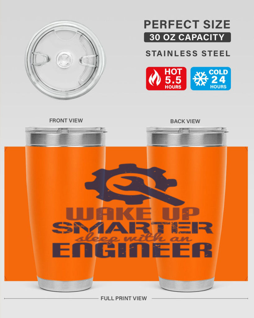 wake up smarter sleep with an engineer Style 31#- engineer- tumbler