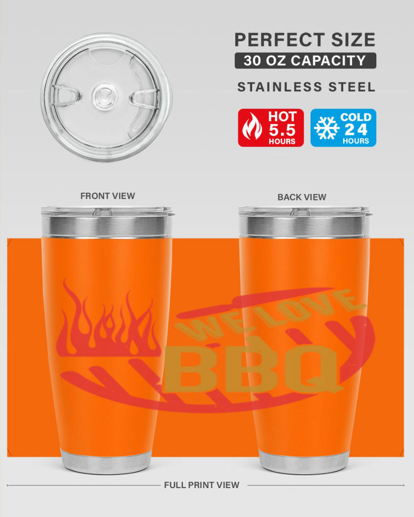 we love bbq 7#- bbq- Tumbler