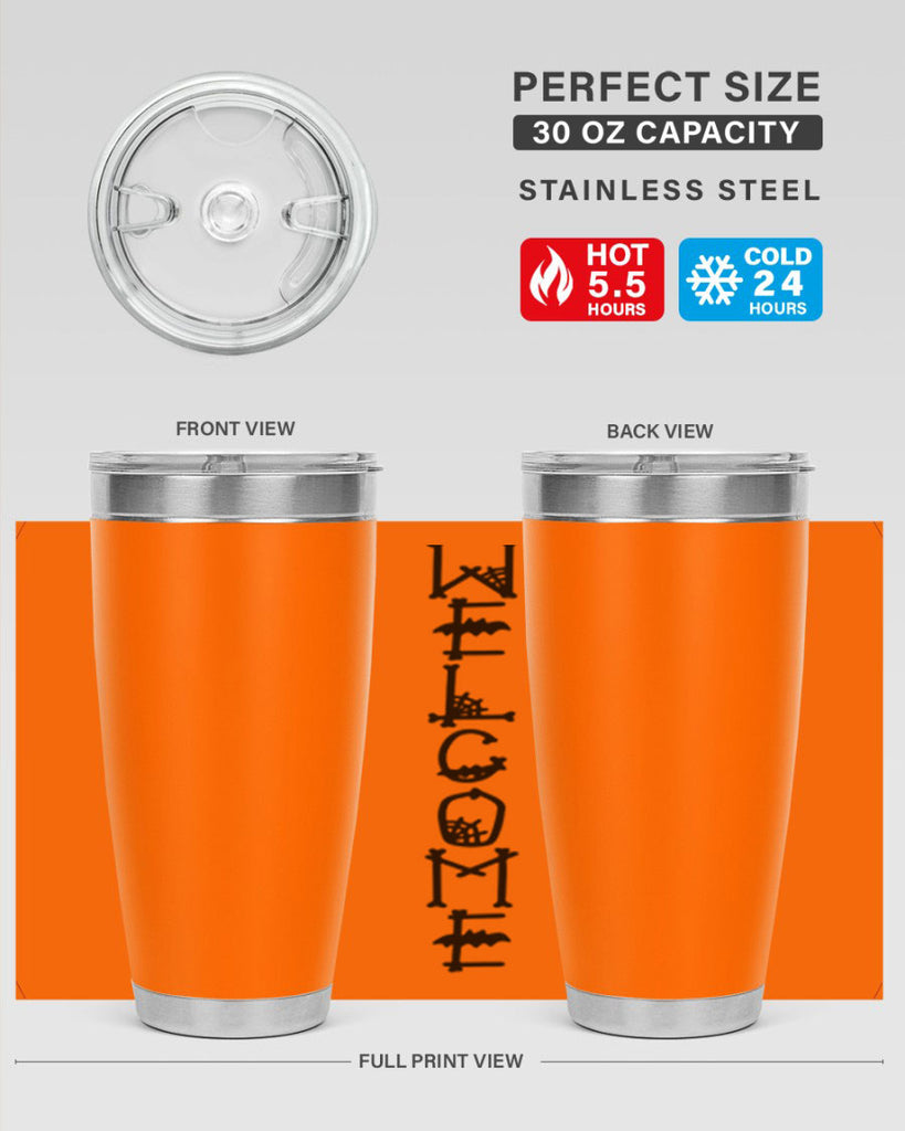 welcome 12#- halloween- Tumbler