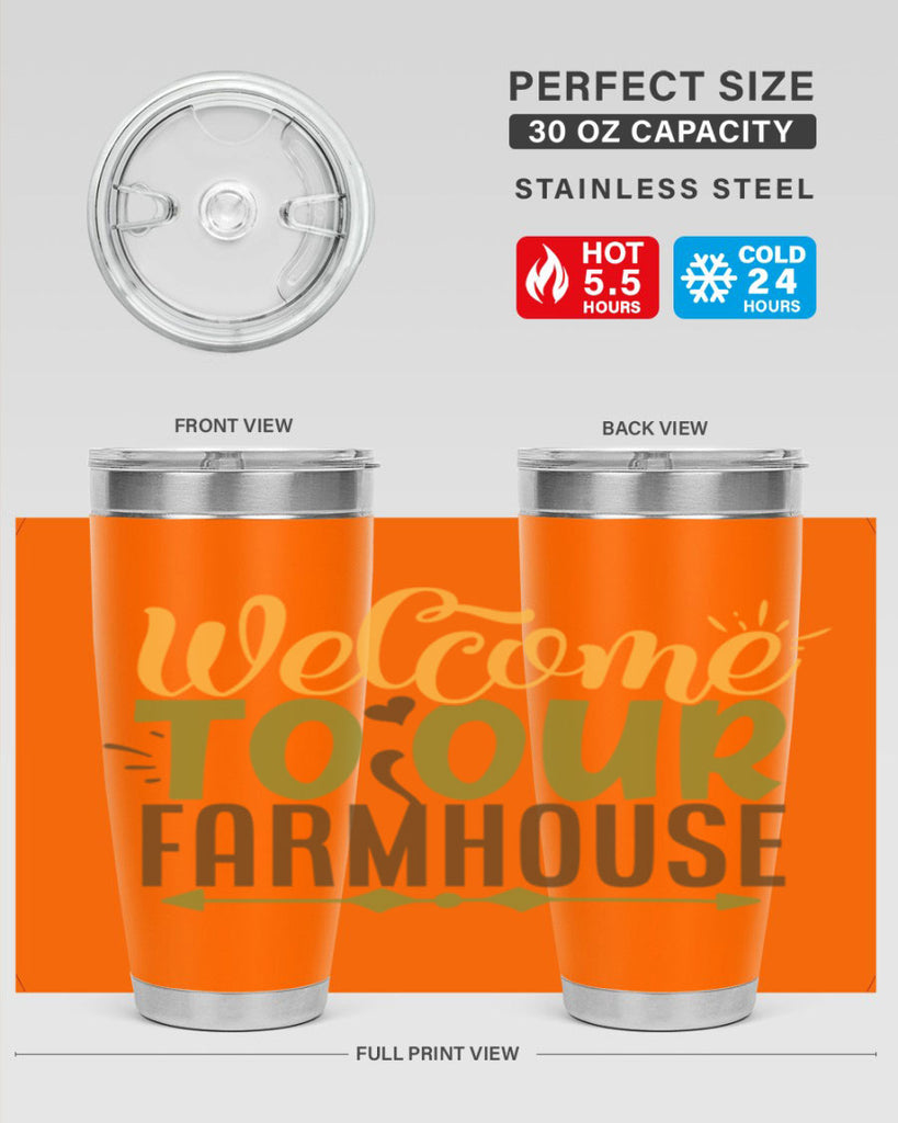 welcome to our farmhouse 2#- farming and gardening- Tumbler