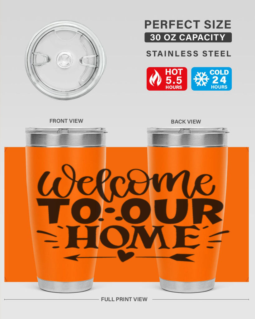 welcome to our home 11#- family- Tumbler
