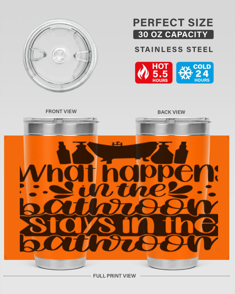 what happens in the bathroom 6#- bathroom- Tumbler