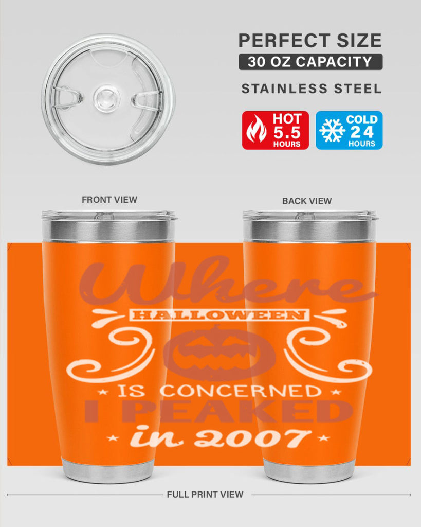 where halloween is 122#- halloween- Tumbler