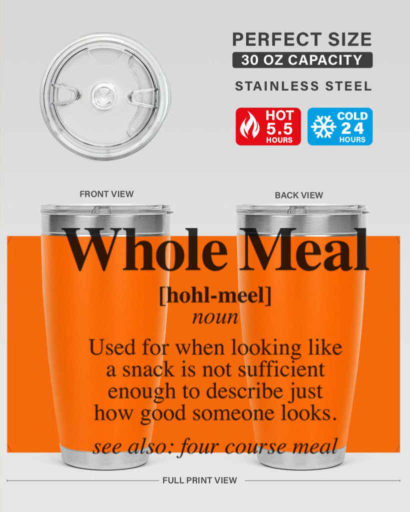 whole meal 10#- black words phrases- Cotton Tank