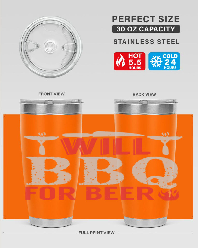 will bbq for beer 5#- bbq- Tumbler
