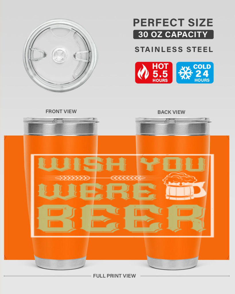 wish you were beer 2#- beer- Tumbler