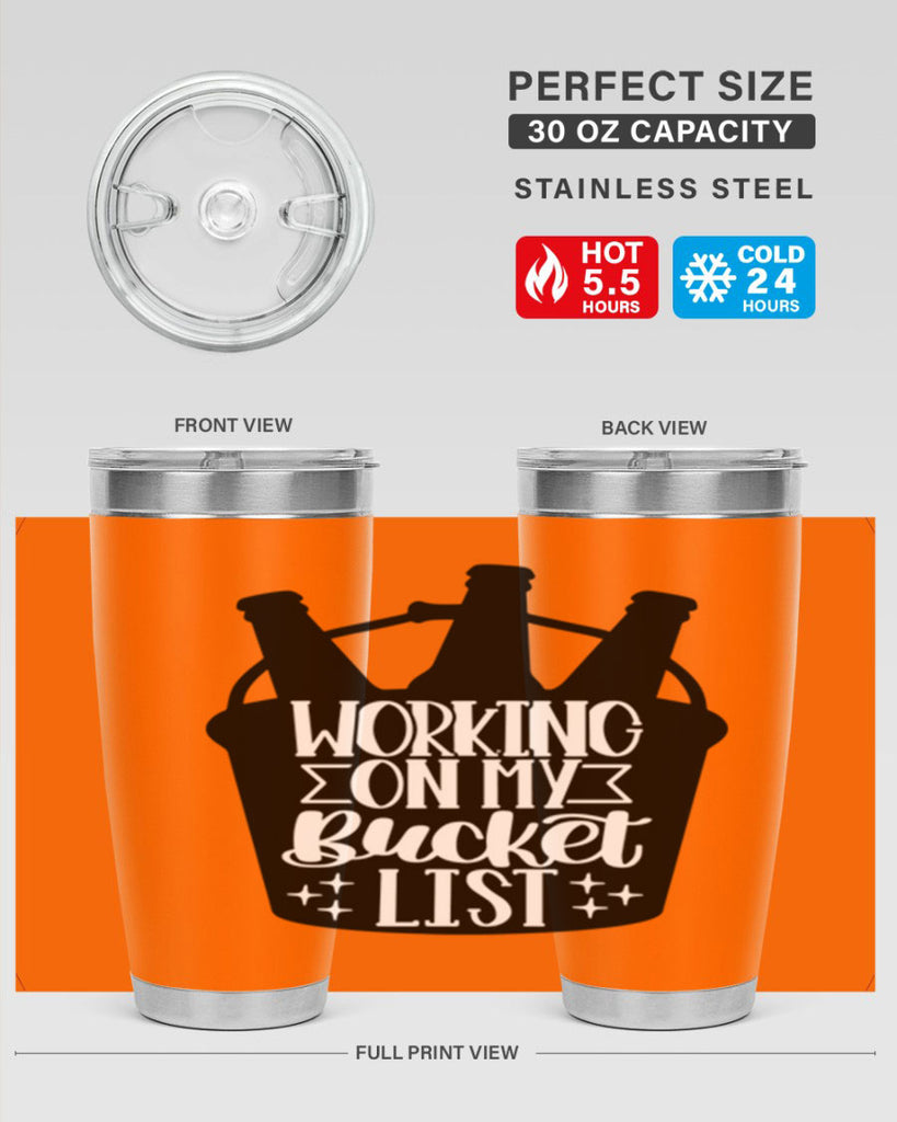 working on my bucket list 14#- beer- Tumbler